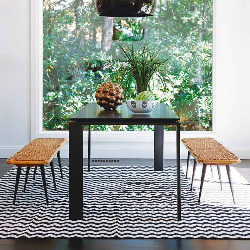 Mesa Fot Laqueada Negra